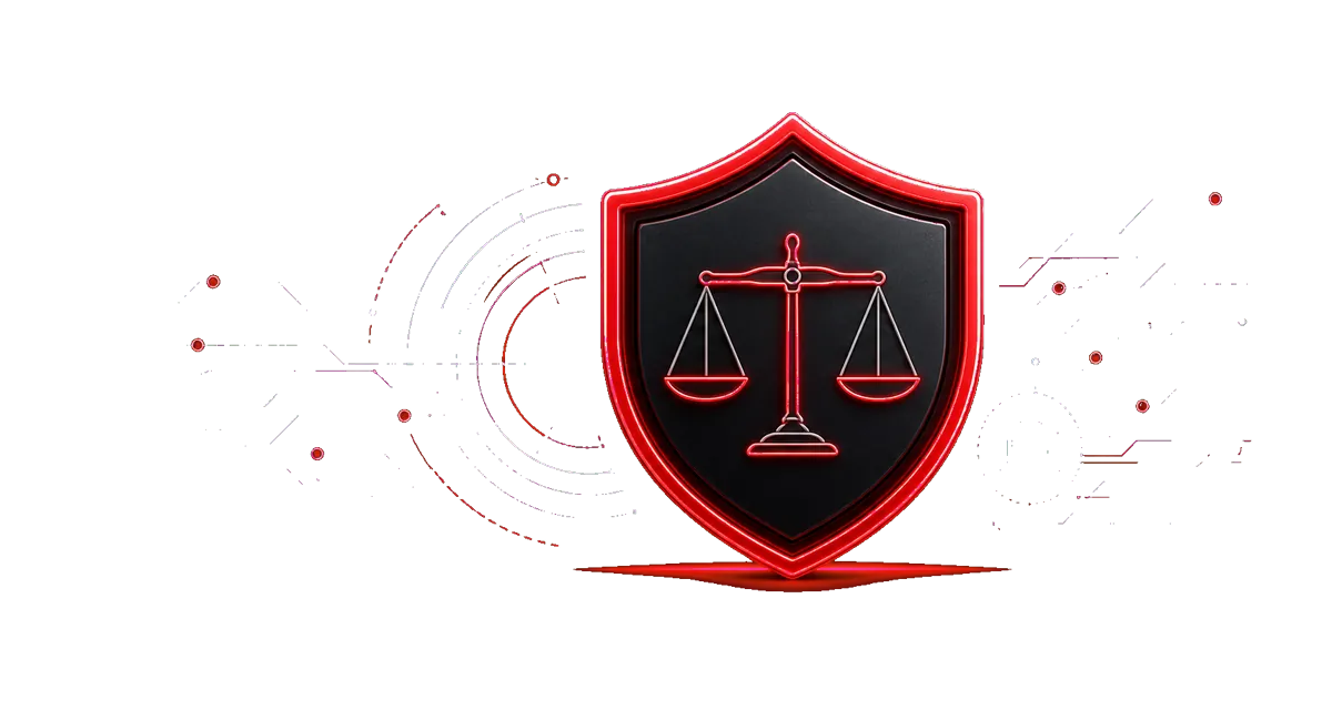 Legal shield illustration