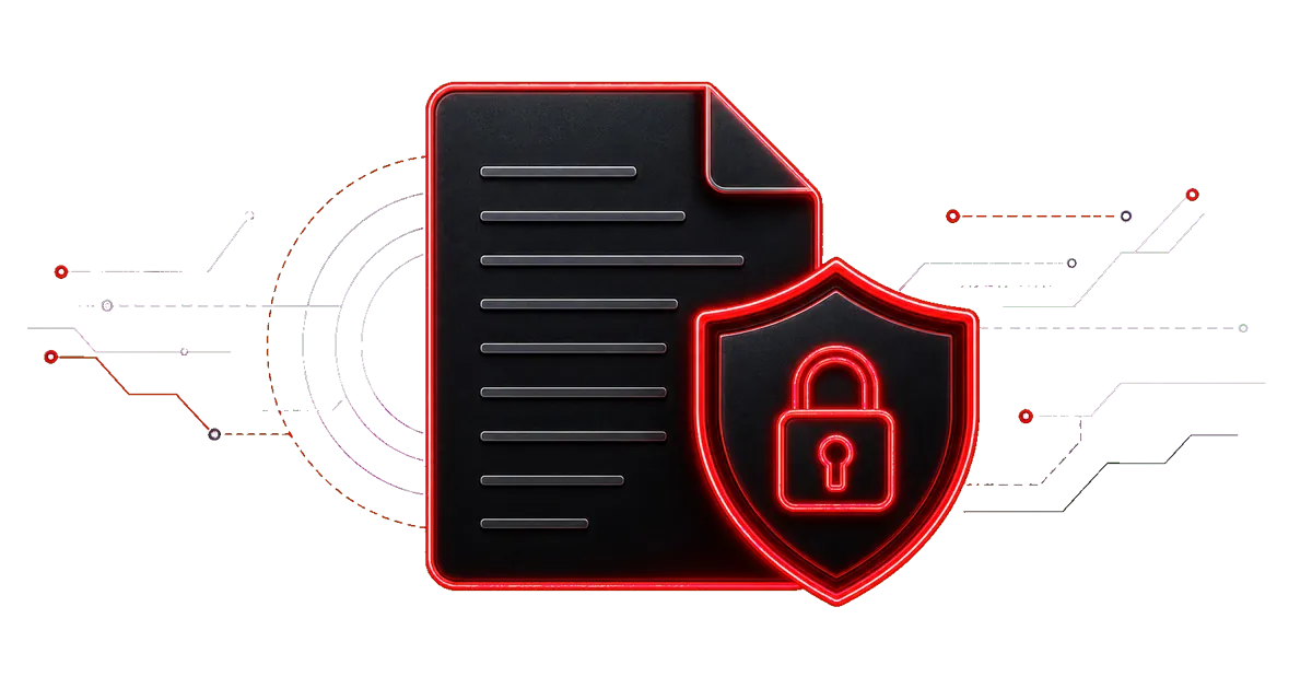 Privacy document illustration