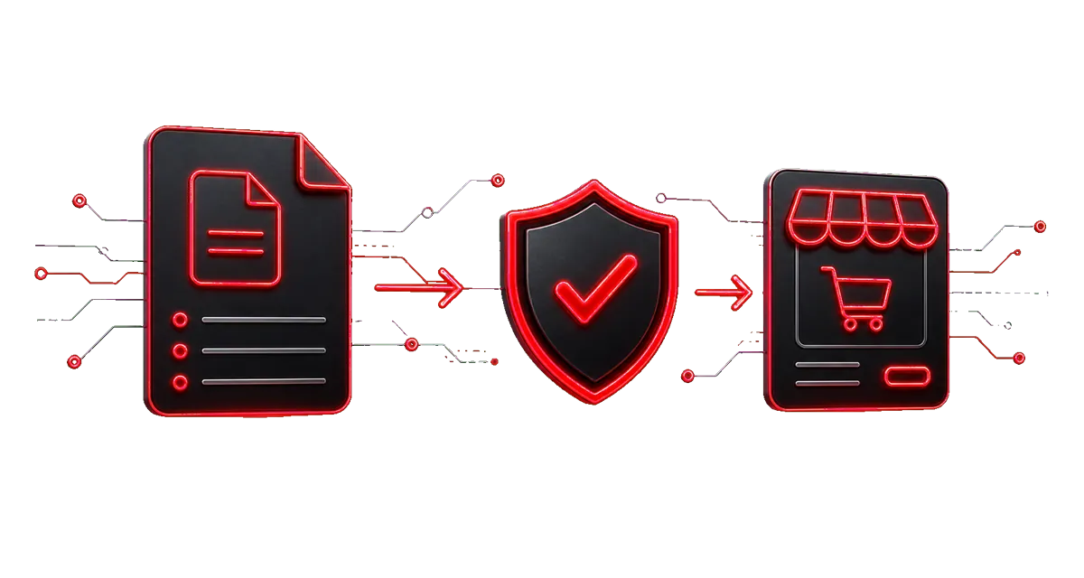 App publishing workflow illustration