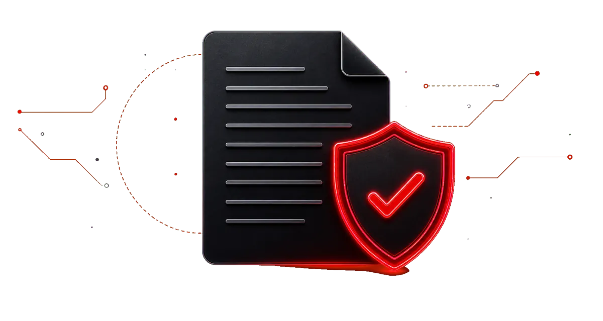 Terms document illustration