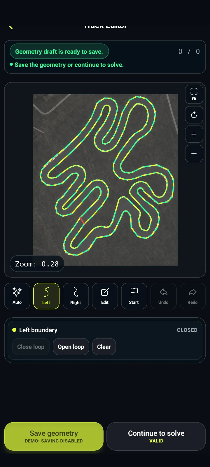 Track editor - RaceLineCalc